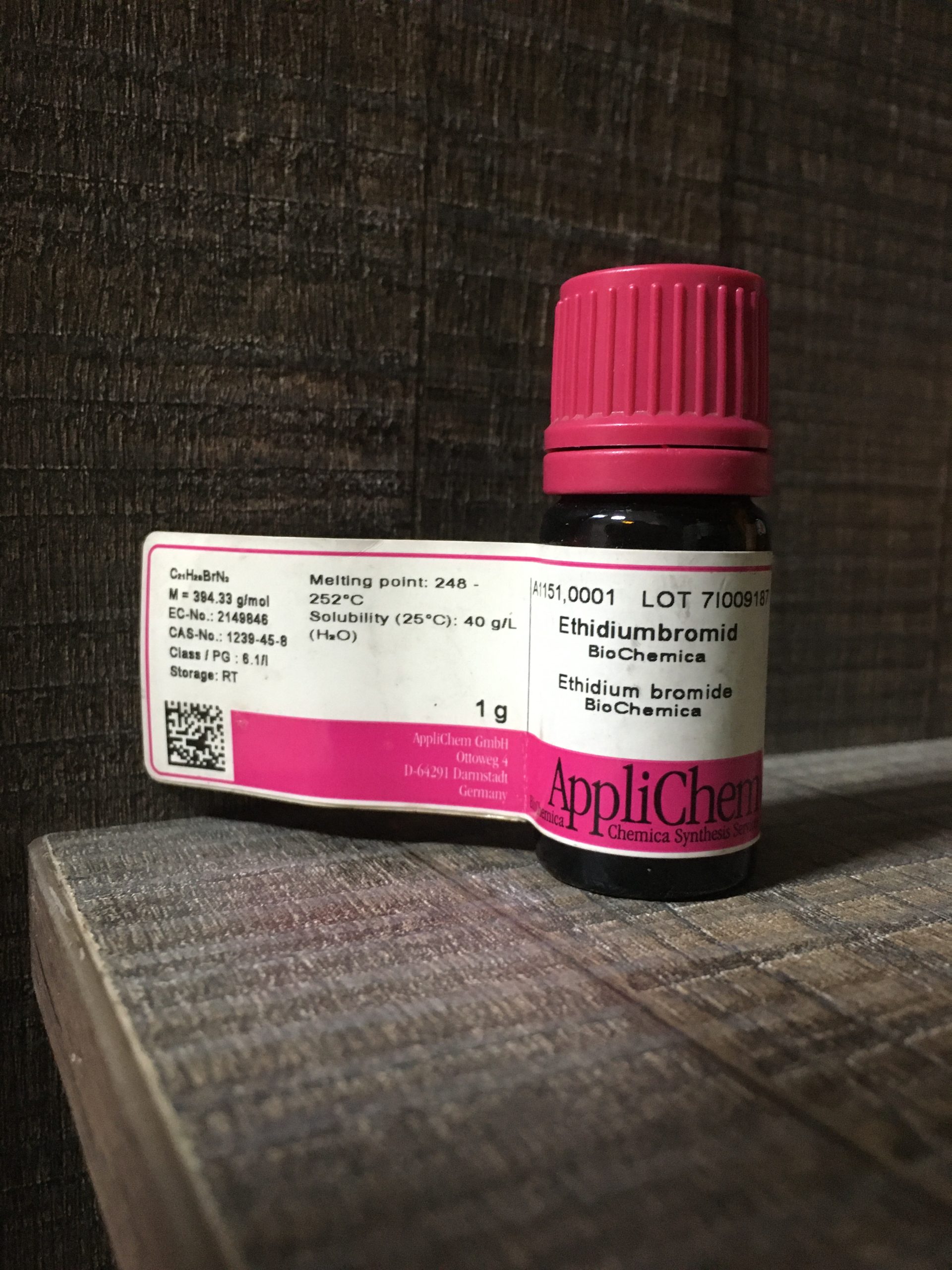 Ethidium bromide for biochemistry