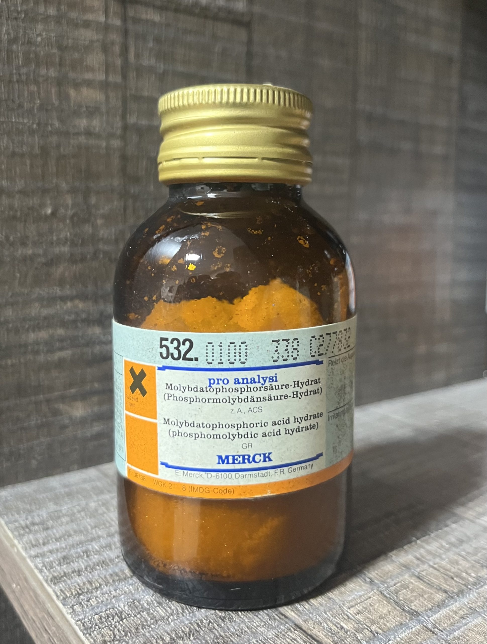 Molybdatophosphoric acid hydrate GR for analysis ACS,Reag. Ph Eur