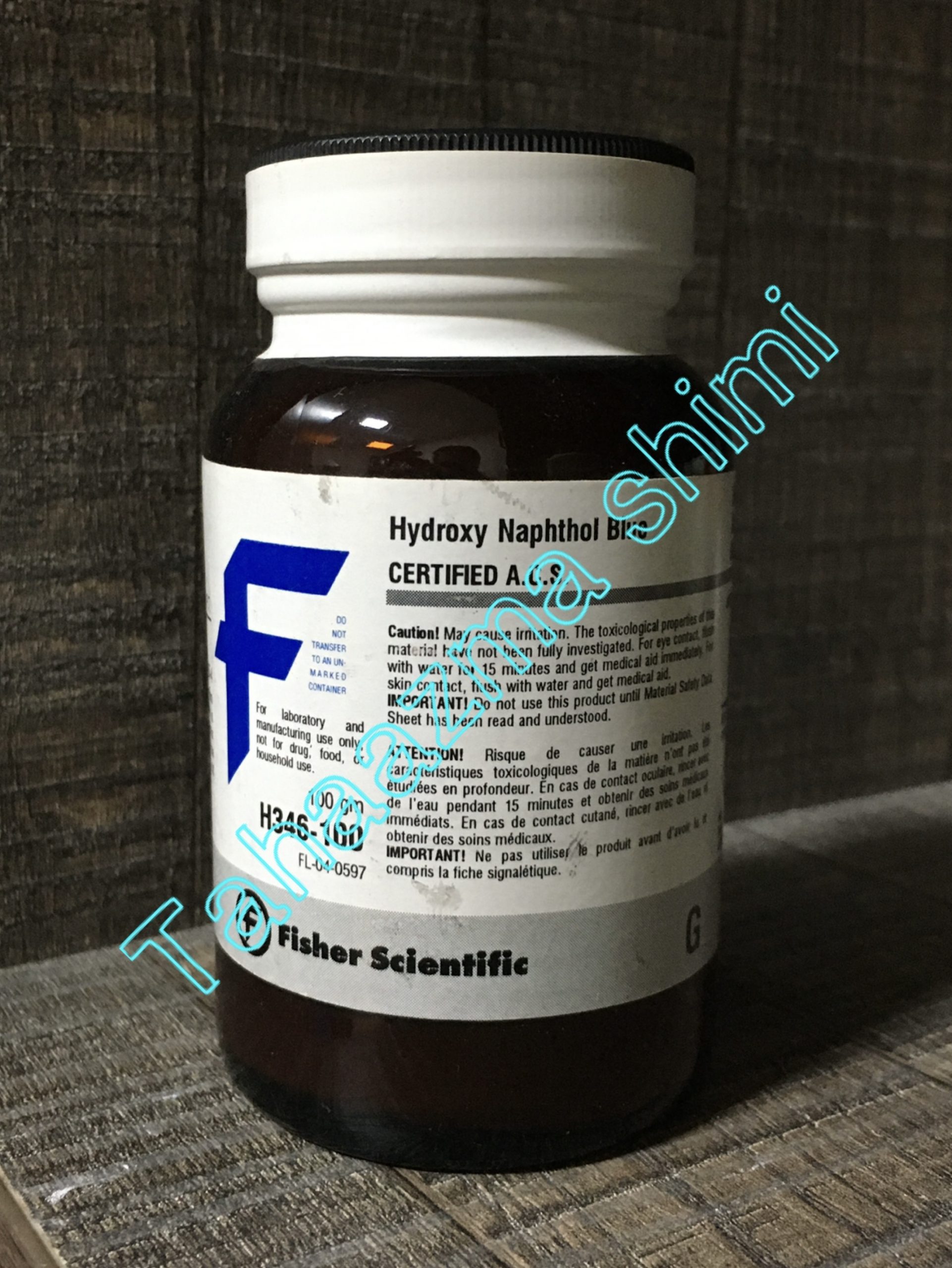 Hydroxynaphthol blue metal (pM) indicator